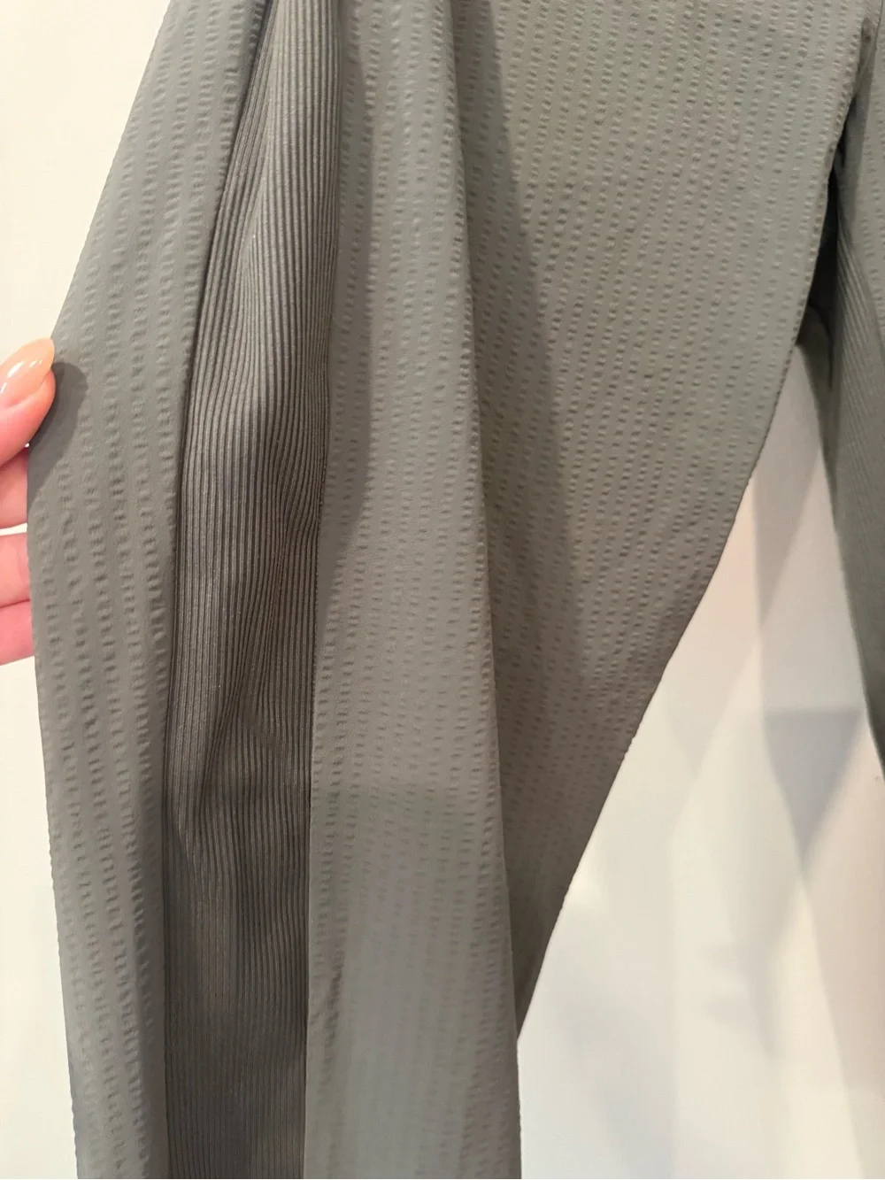 Athleta Textured Brooklyn Mid Rise Jogger Pants - Olive Green / Gray Size 4 / Sm